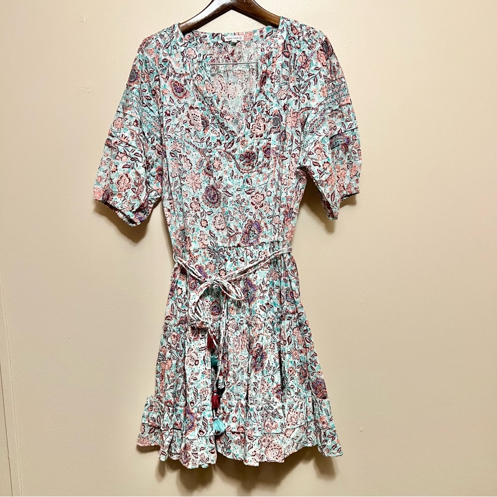 Poupette St. Barth Pastel Floral Mini Dress